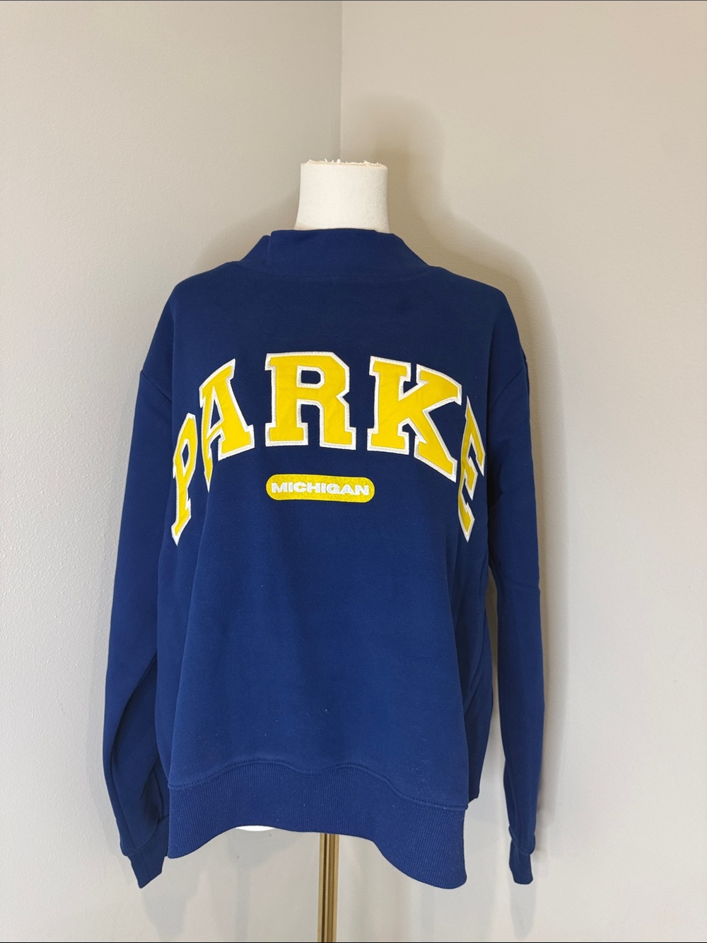Parke x '47 Michigan Wolverines Mockneck